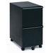 MP-05 Mobile Double File Cabinet in Black