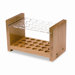 Brush Holder for 24 Brushes, Wood and Acrylic                                                                                