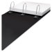 Gapless Loop Ring Binder, 11 x 8-1/2, 4" Capacity, Black