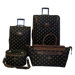 Fleur De Lis 4 Piece Luggage Set