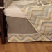 Chevron Crib Skirt