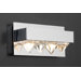 Crysto  Vanity Light  in Polished Chrome