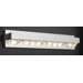 Crysto Six Light Vanity Light  in Polished Chrome