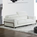 Flynt Leather Loveseat