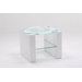 Mirage Lamp Table in White