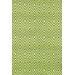 Woven Diamond Sprout/White Rug