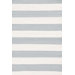 Catamaran Light Blue/Ivory Striped Rug