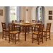 Hazelwood Home 9 Piece Counter Height Dining Set