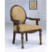 Hazelwood Home Faux Chenille Arm Chair