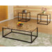 Hazelwood Home 3 Piece Coffee Table Set