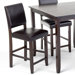 Lofts Polyurethane Parsons Barstool in Dark Chocolate