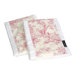 Pink Toile Burp Cloth Set