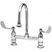 Double Handle Surgical Centerset Bridge Faucet