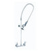 Easy Install Two Handle Wall Mount Pre-Rinse Bar Faucet with Wall Bracket