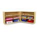 Portable Fold and Lock Shelf Cabinet