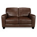 Jade Leather Loveseat