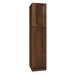 Georgetown Series 84" x 18" x 18" Black Walnut Tall Linen Cabinet in Chestnut Finish