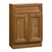 Heritage Series 24" x 21" Maple Bathroom Vanity in Ginger Glaze Finish