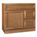 Heritage Series 36" x 18" Maple Bathroom Vanity in Ginger Glaze Finish