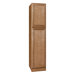 Heritage Series 84" x 24" x 18" Maple Tall Linen Cabinet in Ginger Glaze Finish