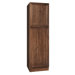 San Remo Series 84" x 18" x 18" Black Walnut Tall Linen Cabinet in Chestnut Finish