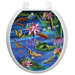 Themes Toilet Seat Applique with Koi Fish Design