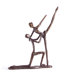 Ballet Dancing Couple Kneeling Figurine