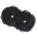 BellarosePillow in Black (Set of 2)