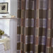 Resin Tiles Shower Curtain in Brown