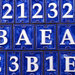 Ceramic Number Tiles
