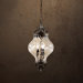 Prefect Three Light Lantern in Rust