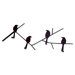 J Blas Artisan Birds on Winter Wood Iron Key Holder
