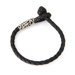 The Henry Anthony Sanny Artisan Sterling Silver and Leather Sanur Woman Braided Bracelet