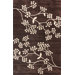 Cine Floral Vine Brown Rug