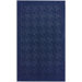 Gradient Houndstooth Texture Navy Rug