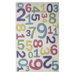 KinderLOOM Numericals White Kids Rug