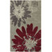 Pop Bold Floral Grey Rug
