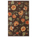 Pop Bold Floral Chic Brown Rug