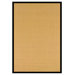 Natura Sisal Herringbone Black Rug