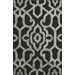 Fancy Grey Ornate Trellis Rug