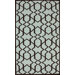 Gelim Light Blue Trellis Rug