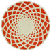 Cine Orange Crystal Rug