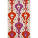 Trellis Pink Ikat Rug