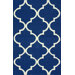 Moderna Navy Trellis Rug