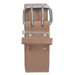 Heavy Top Grain Leather 2" Work Belt with Double Prong Roller Buckle
