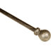 Classic Ball Curtain Rod in Antique Silver