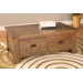 Brooklyn Two Drawer Coffee Table in Rich Patina