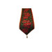 Seasonal Poinsettia Design Table Runner