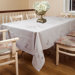 Hydrangeas Embroidered Flower Design Tablecloth