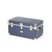Classic Blue Trunk with Full Tray with Black Binding